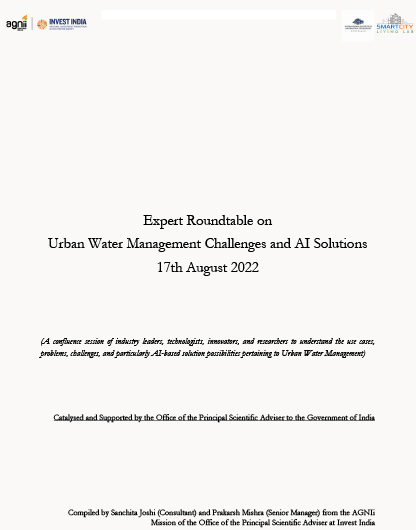 Urban Water Challenges and AI solutions