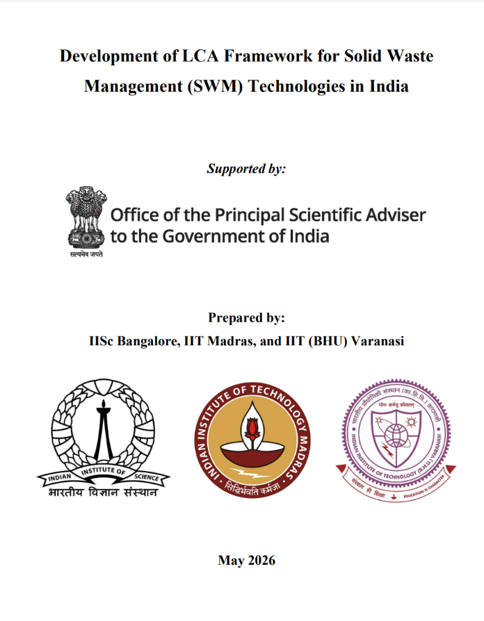 Development of LCA Framework for Solid Waste Management (SWM) Technologies in India